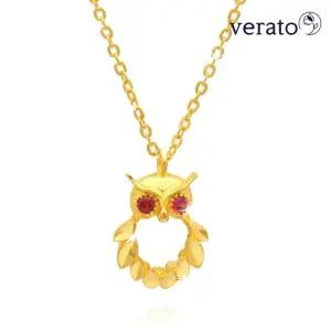 베라토 24K 순금 부엉이 목걸이 3.75g