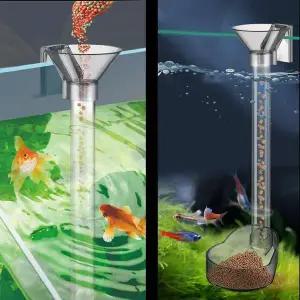 [콩심팥심]어항급여기 먹이급여통 물고기사료통 어항급여통