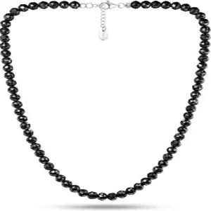 MagnetRX 마그네틱 헤마타이트 목걸이 ？ 초강력 스톤 남녀 공용 유니 비즈 (6mm 면 비즈)