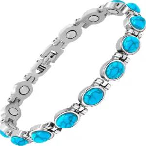 여성용 제로트 초고강도 마그네틱 팔찌 3500-6000 가우스 네오디뮴 자석 조절 가능한 도구 및 선물 포장이