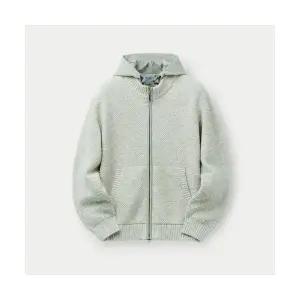 SERIES 후드 니트 집업 아우터 SAWAS26011IVX 254614