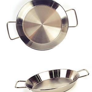 [2개구성] 스텐 냄비형 20cm 15호 브런치 샐러드 플레이팅 파스타 스파게티 손잡이 그릇 감바스 KWFGPOOR