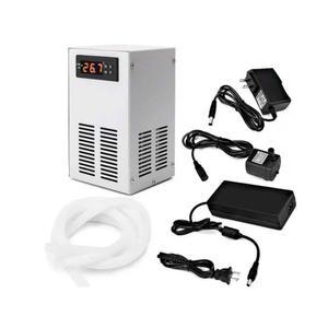 미니 수족관 어항 수조 실린더 유리 물멍 항온 힐링수조 냉각기 미니수족관 감성인테리어