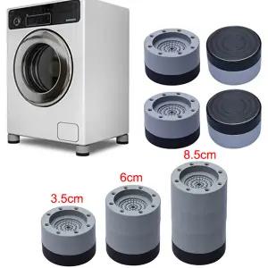 4PCS 방진 패드 세탁기 플라스틱 피트 다리 매트 범용 사일런트 스키드 라이저 매트 방진 패드 다리베이스