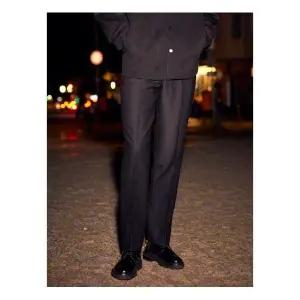 로가디스 울 혼방 릴렉스드핏 셋업 팬츠 블랙 RY4821P335 1168801