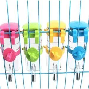 걸이식 반려견 디스펜서 애견 음수대 물그릇 케이지용