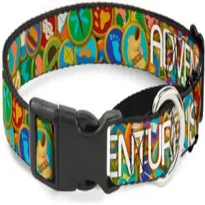 버클 다운 도그 칼라 마팅게일 앨리스 체셔 고양이 꽃 포즈2 나를 따라 원더랜드까지 18~32 인치 1.5