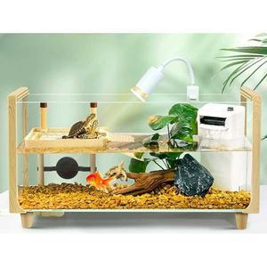 거북이수족관 탱크 탈출방지 목문항아리 패키지 기본 조경어항 키우기