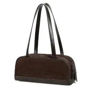 여자 스웨이드 숄더 토트백 바게트 캐주얼 패션백 심플패션백