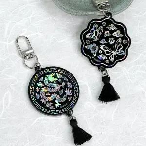 한국 전통문양 자개 키링 십이지신 자개 키링 열쇠고리