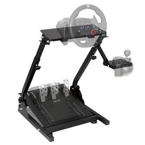 G25, G27, G29, G920 게이밍 콕핏과 호환되는 네조니 레이싱 휠 스탠드, 높이 조절 및 접이식 스티어링 스탠드