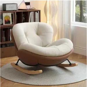 북유럽 1인용 흔들의자 거실 베란다 암체어 리클라이너