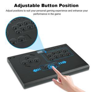 호환 Haute42-COSMOX X-Move 스틱 레버리스 컨트롤러 PC Ps4 Ps5 Xbox 스팀 스위치 조절식 버튼 조이스틱 H