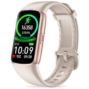 피트니스 트래커 스텝 카운터, 24/7 심박수 혈중 산소 수면 모니터, 1.47인치 AMOLED 터치 컬러 스크린 워치, 여성 남성용 스마트 워치