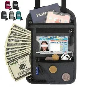 여권 케이스 여행용 목걸이형 휴대 보관 지갑 파우치 가방 소품