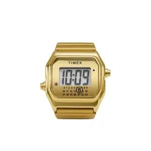 x MM6 메종 마르지엘라 T80 링 워치 스테인리스 스틸 골드