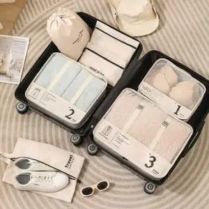 넘버링 여행용파우치 7종 세트 여행파우치 트래블파우치 압축파우치