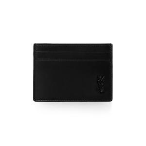 [생로랑] 남성 타이니 모노그램 흑장 카드 지갑(607603 1JB0U 1000)