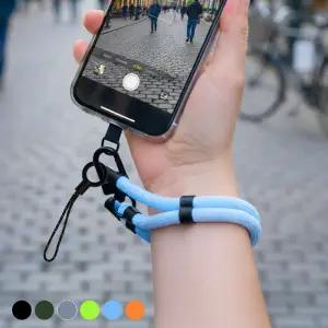 핸드폰 손목 스트랩 도난 분실 추락 소매치기 방지 줄 끈 핸드 로프 안전 걸이 고리 해외 유럽 여행 필수품