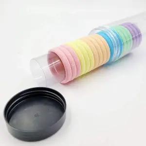 짱짱한헤어끈 두꺼운 짱짱한 고급퀄리티 원통보관 예쁜머리끈