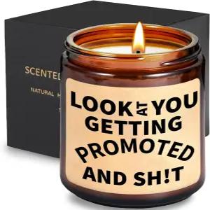 졸리먼트 캔들 여성 남성을 위한 프로모션 선물 승진 동료를 축하 직원 상사 새로운 일자리 사무실