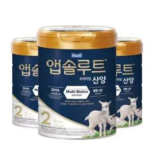앱솔루트 산양 분유 2단계 750g, 3개