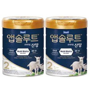 앱솔루트 산양 분유 2단계 750g, 2개