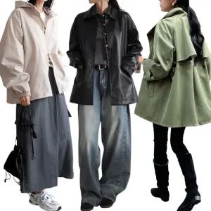 루즈핏야상/자켓/데님/하프/사파리/봄/가을