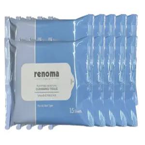 a레노마 퓨리파잉  클렌징 티슈 15매 10개/여행용/