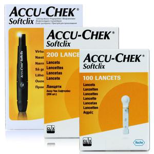 로슈 아큐첵 소프트클릭스2 채혈기|채혈침[100입|200입] 란셋 사혈기