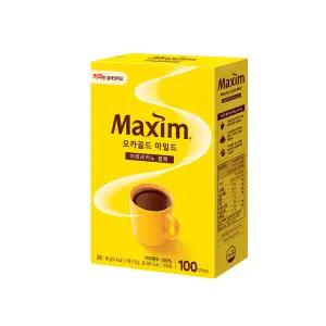 맥심 모카골드 마일드 블랙 100T 블랙커피