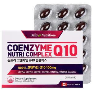 뉴트리 코큐텐 코엔자임 큐텐 Q10 60캡슐 2개월
