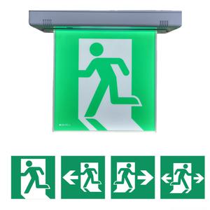 화경산업 피난구유도등 천정형 대형 단면/양면 비상구유도등 소방용품