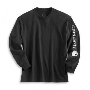 [칼하트][칼하트 의류] 시그니쳐 롱슬리브 로고 긴팔티 블랙 / K231-BLACK