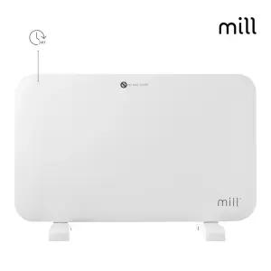 밀 북유럽 전기 히터 컨벡터 온풍기 MILL1200PT ON/OFF 타이머 기능