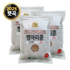 25년산 병아리콩 6kg (2kgx3) / 이집트콩 팔라펠 후무스 잡곡