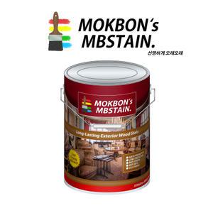 엠비스테인 목재용 오일스테인 우드스테인 3.5L 16L