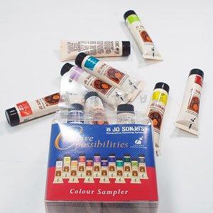 [열린화방]조선자[JO SONJAS] 아크릴물감 12색 20ml/공예/조소냐/POP/네