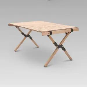 캠프맨 감성 캠핑 우드 롤 테이블 1200