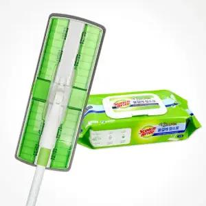 3M  클립형 막대걸레 + 물걸레포 대형20매