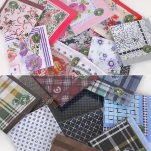 국내생산 폴로 남성 여성 순 면 손수건 선물 케이스 10장 세트