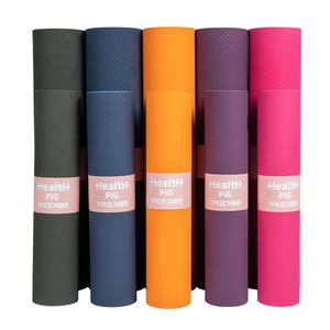 헬스피그 TPE 요가매트 6mm 10mm 홈트 넓은 와이드 필라테스 매트