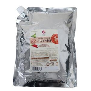 청정원 토마토와 레드페퍼 아라비아따 스파게티 소스 2kg 1개