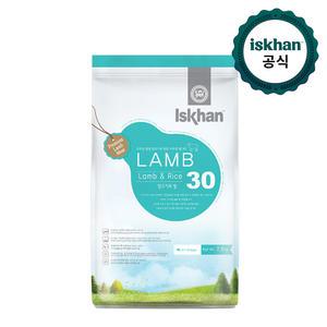 이즈칸 강아지 사료 램30 양고기와 쌀 7.5kg 전연령용