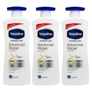 바세린 어드밴스드 리페어 로션 600ml 3개팩