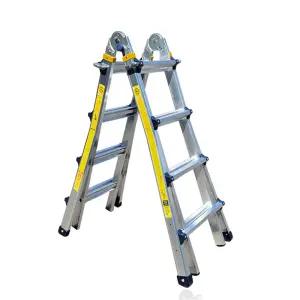 국산! 중앙 LS사다리 4단, + 안전지지대 추가구매가능 알루미늄 도배