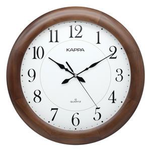 카파 국내생산 클래식 원목 무소음 벽시계 W640