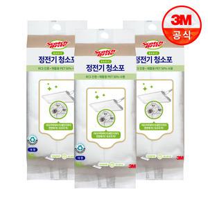 3M 대형 재활용 PET 베이직 정전기 청소포 50매X3팩 (150매)