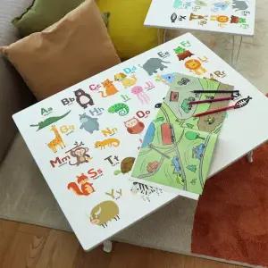 아이들 공부상 알파벳 접이식테이블 대 800x600