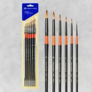 화홍 수채화붓 No.700(R) 6본조 Set